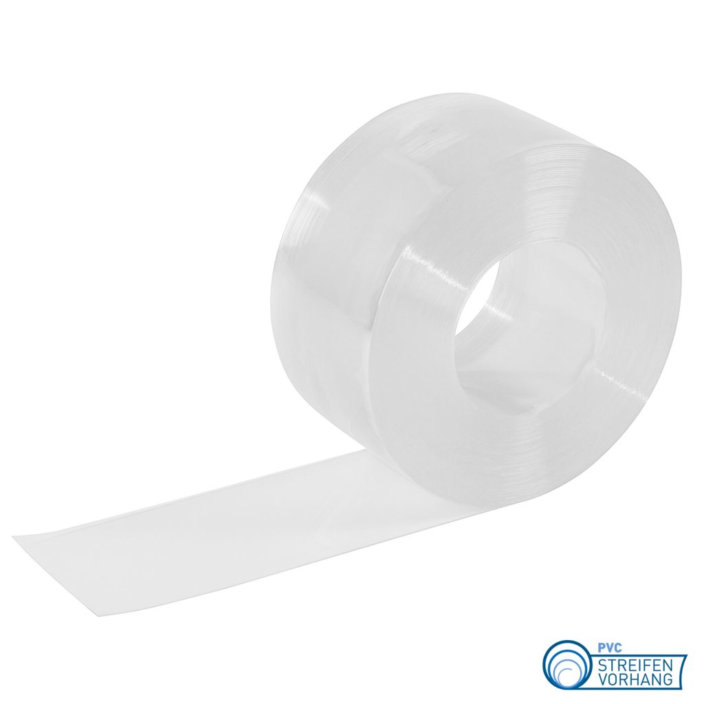 PVC Streifen Meterware transparent glasklar - PVC Streifen Shop