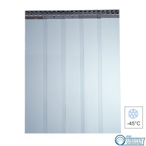 PVC Streifenvorhang Kühlhaus transparent