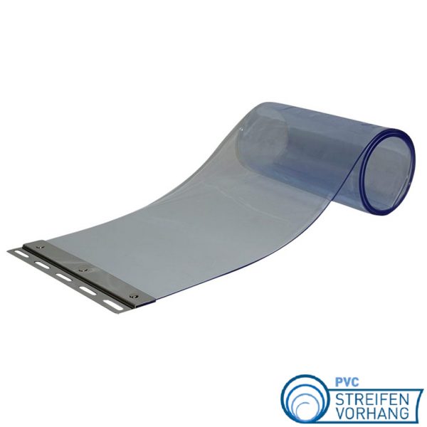 PVC Ersatzstreifen blau transparent